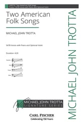Two American Folk Songs SATB choral sheet music cover